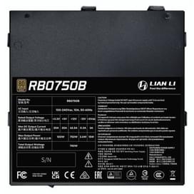 Блок питания 750W Lian Li RB750 80+ Bronze ATX 3.1 Black фото
