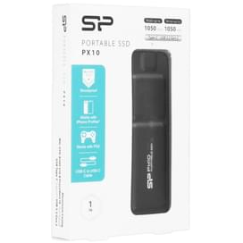 Сыртқы SSD 1TB Silicon Power PX10 USB 3.2 Gen 2 Black [SP010TBPSDPX10CK] фото