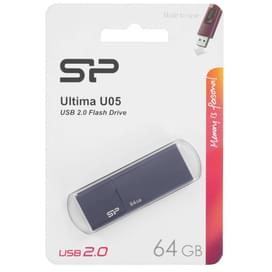 USB Флешкасы 64Gb Silicon Power Ultima U05 USB 2.0 Blue (SP064GBUF2U05V1D) фото