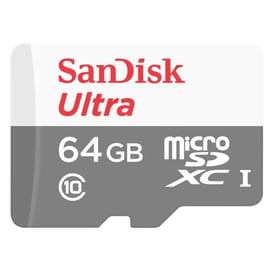 MicroSDXC 64GB SanDisk Ultra, Class 10, UHS-I, 100MB/s жад картасы (SDSQUNR-064G-GN3MN) фото