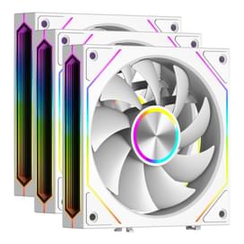 Кулер для кейса PCCooler F3 X120 3in1 ARGB White [F3 X120 ARGB WH 3IN1] фото