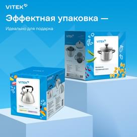 Чайник металлический Vitek VT-WK1400 3л фото