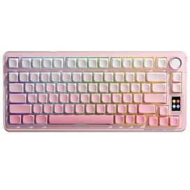 Сымсыз ойын пернетақтасы AULA S75 Pro Pink фото