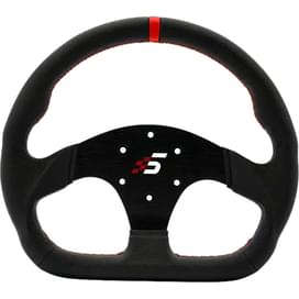 Обод руля Simagic D-образный 325 мм без ступицы кожа S403 (P-325D(LEATHER)) фото