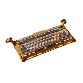 Сымсыз ойын клавиатура GravaStar Mercury K1 Pro Battle-Worn Yellow (GS K1 PRO_YLW) фото
