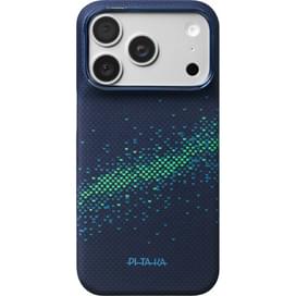 Чехол для iPhone 18 Pro Max, PITAKA Edge Case with MagSafe, Milky Way Galaxy Nearfield Blue (KI1805P фото