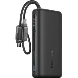 Сыртқы аккумулятор Baseus, EnerFill FC41 DGT 10000mAh+2 кіріктірілген кабель 67W, Қара (BAS-E0028P00) фото