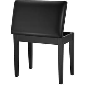 Банкетка Donner Piano Bench Stool черный, с отделением для нот фото