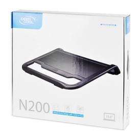 Охлаждающая подставка для ноутбука Deepcool N200 до 15.6", Чёрный фото