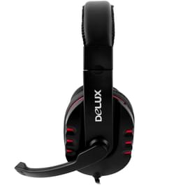 Гарнитура Накладная Delux DLH-4, Black-Red фото