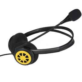 Microlab K250 жапсырмалы гарнитурасы, Black-Yellow фото