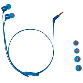 Наушники Вставные с Микрофоном JBL JBLT110, Blue фото