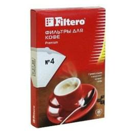 Filtero Кофеге арналған сүзгілері, №4/40, ақ фото