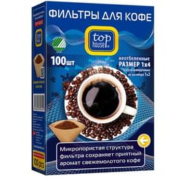 Фильтры бумажные для кофе Top house, 4/100, 390629 фото