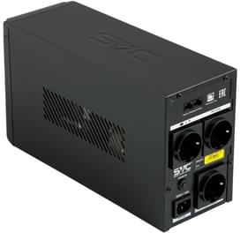 ИБП SVC, 1500VA/900W, AVR:165-275В, 3Schuko, LCD, Black (V-1500-F-LCD) фото