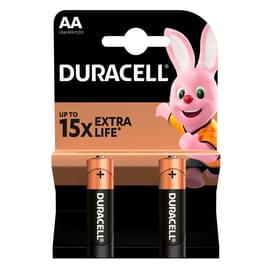Батарейка AA 2шт Duracell Basic (LR6/MN1500/2АА) фото