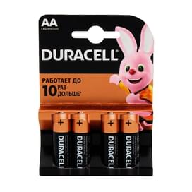 Батарейка AA 4шт Duracell Basic (LR6/MN1500/4АА) фото