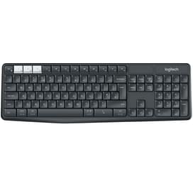 Клавиатура беспроводная USB/BT Logitech K375s, Black (920-008184) фото