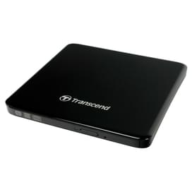 Transcend USB 2.0 сыртқы оптикалық жетегі, 8x, Slim, Қара (TS8XDVDS-K) фото