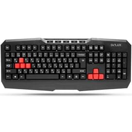 Клавиатура проводная USB Delux DLK-9020U Black фото