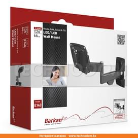 Настенный кронштейн для ТВ до 26"/66см, Barkan, Black (E140B) фото