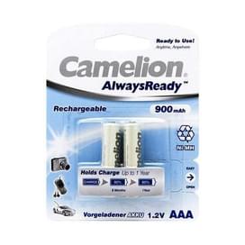 Аккумулятор AAA 2шт Camelion Rechargeable 900mAh (NH-AAA900ARBP2) фото