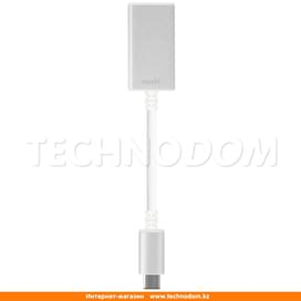 Переходник USB на Type-C 3.1, Moshi, Silver (99MO084200) фото