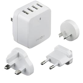 Сетевое зарядное устройство 4*USB, 6.8A, Energеa, Белый (QU-TAK-34W-EU) фото