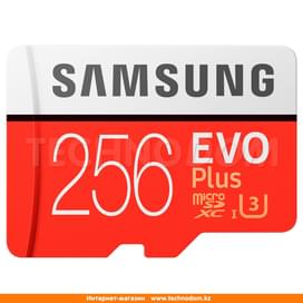 Карта памяти MicroSD 256GB Samsung Evo+, UHS-I 95MB/s, Class 10 + SD Adapter (MB-MC256GA/RU) фото