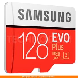 Карта памяти MicroSD 128GB Samsung Evo+, UHS-I 95MB/s, Class 10 + SD Adapter (MB-MC128GA/RU) фото