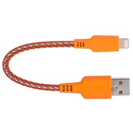 Кабель USB 2.0 - Lightning (MFi), Energеa, 0,16м, Оранжевый (CBL-NT-ORG016) фото