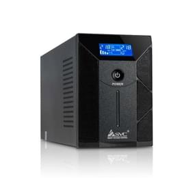 ИБП SVC, 600VA/360W, AVR:165-275В, 2Shuko, Чистая cинусоида, Black (W-600L) фото