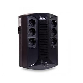 ИБП SVC, 850VA/510W, AVR:145-290В, 6Shuko, 2*USB 2A, Black (U-850-L) фото