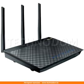 Беспроводной маршрутизатор, Asus RT-AC66U, 4*LAN 1 Гбит/с, 2*USB, 450/1300Mbps (RT-AC66U) фото