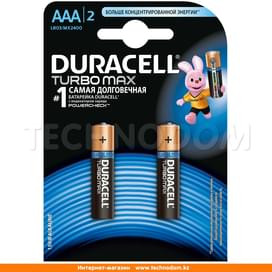 Батарейка AAA 2шт Duracell Turbo (LR03/MX2400/2AАА) фото