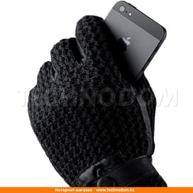 Кожаные перчатки MUJJO, Сrochet Touchscreen 8.5 (MUJJO-GLLT-020-85) фото