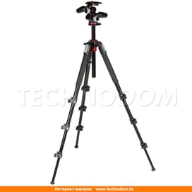 Штатив MANFROTTO 190 алюминиевый 4-секционный с 3-осевой головкой (MK190XPRO4-3W) фото