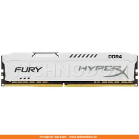 Оперативная память DDR4 DIMM 8GB/2400MHz PC4-19200 Kingston HyperX Fury (HX424C15FW2/8) White фото