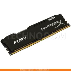 Оперативная память DDR4 DIMM 8GB/2600MHz PC4-21300 Kingston HyperX Fury (HX426C16FB2/8) Black фото