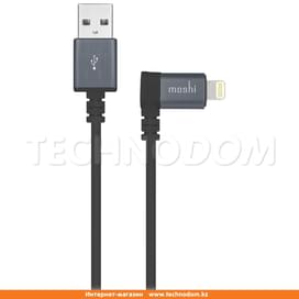 Кабель USB 2.0 - Lightning (L Shape MFi), Moshi, 1,5м, Черный (99MO023043) фото