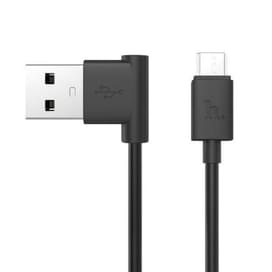 Кабель USB 2.0 - Micro USB (L Shape), HOCO, 1,2м, Черный (UPM10) фото