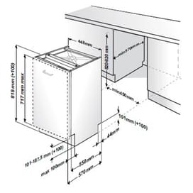 Встраиваемая посудомоечная машина Hotpoint HIS 2D85 DWT фото