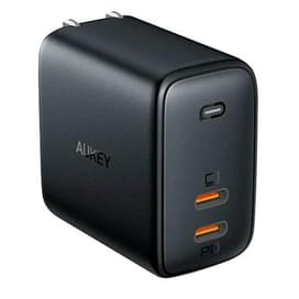 Адаптер питания Aukey Omnia Duo 65Вт 2xUSB Type-C Black (PA-B4) фото
