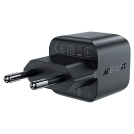 Адаптер питания ACEFAST, 1*USB-C, mini PD30W GaN, black (A77bk - ACEFAST) фото