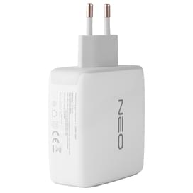 Адаптер питания Neo 1*USB, 2*USB Type-C 3A, 120W (PD, GaN), White (NEO-PD-RC1201) фото