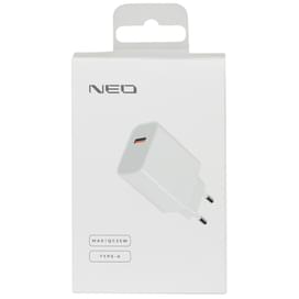 Адаптер питания Neo 1*USB, 25W (PD), White (NEO AQC25W) фото