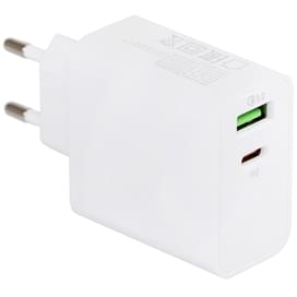 Адаптер питания Neo 1*USB, 1*USB Type-C, 45W (PD), White (NEO CAPD45WQC25W) фото