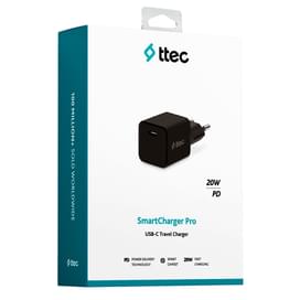 Адаптер питания ttec 20W PD USB-C ,Black (2SCP01S) фото