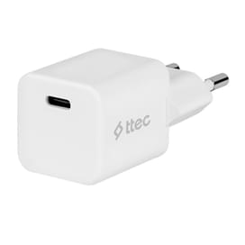 Адаптер питания ttec 20W PD USB-C Travel Charger, White (2SCP01B) фото