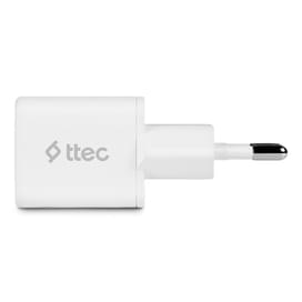 Адаптер питания ttec 20W PD USB-C Travel Charger, White (2SCP01B) фото